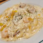 海鮮柚子クリーム生パスタ～リングイネ～(喰呑をかし)