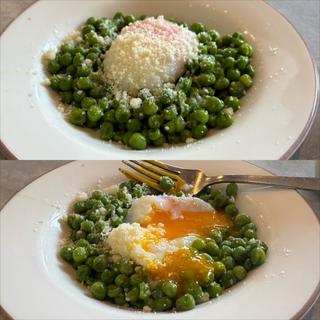 やわらか青豆の温野菜