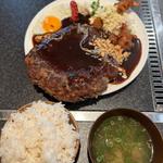 特製ハンバーグプレート 大 ご飯 大