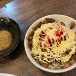 煮干し粉とライス(ラーメンくどう)