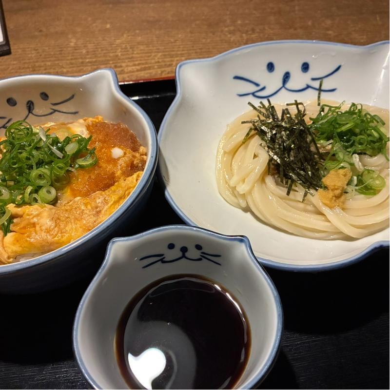 カツ丼セット（ざるうどん）(のらや 高槻店)