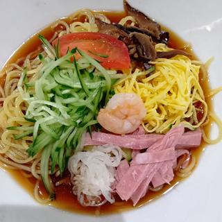 冷麺 半炒飯セット(中華食堂・佐藤)