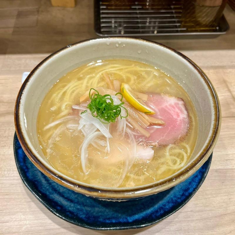 冷やし鶏塩ラーメン(龍旗信 本店)