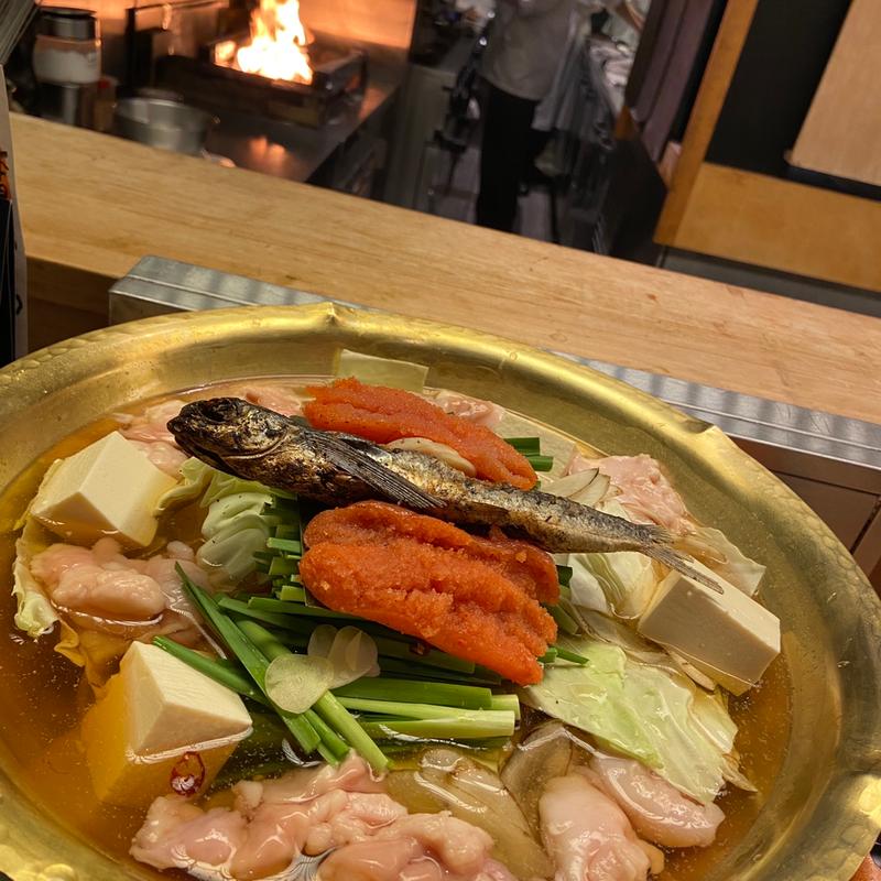 明太モツ鍋(九州の旬 博多廊 大阪店)