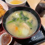 たっぷり野菜の麦みそ汁(大戸屋ごはん処 川崎銀柳街店)