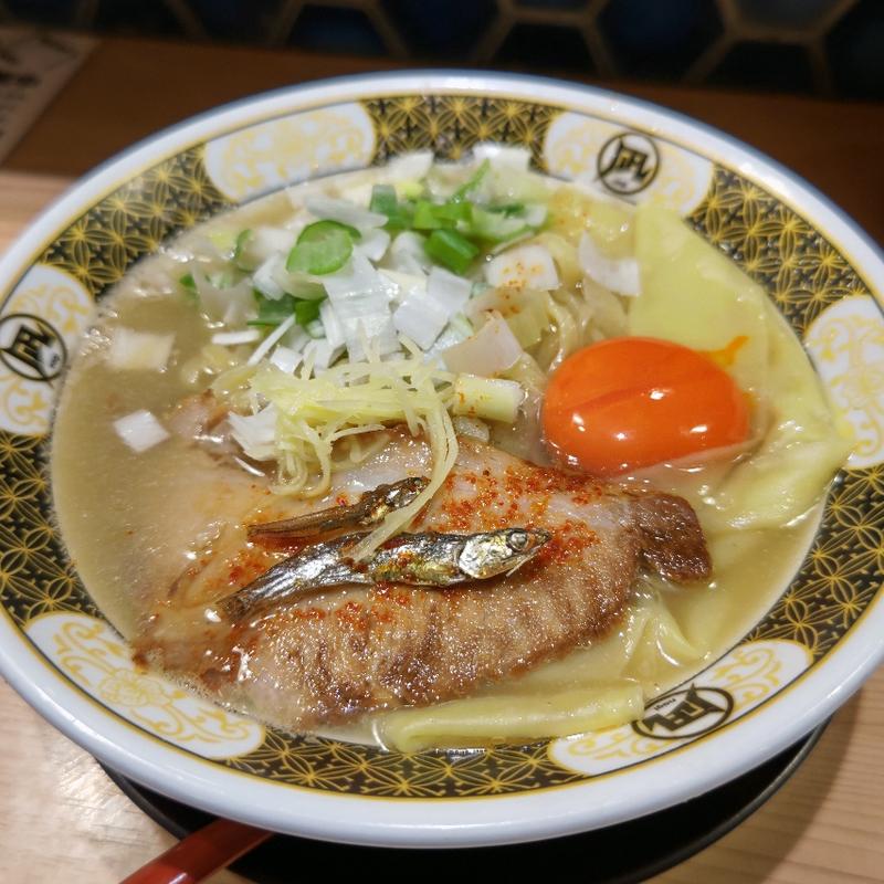 すごい煮干しラーメン(塩)＋マッカラン(すごい煮干ラーメン野毛 すし 釣りきん)