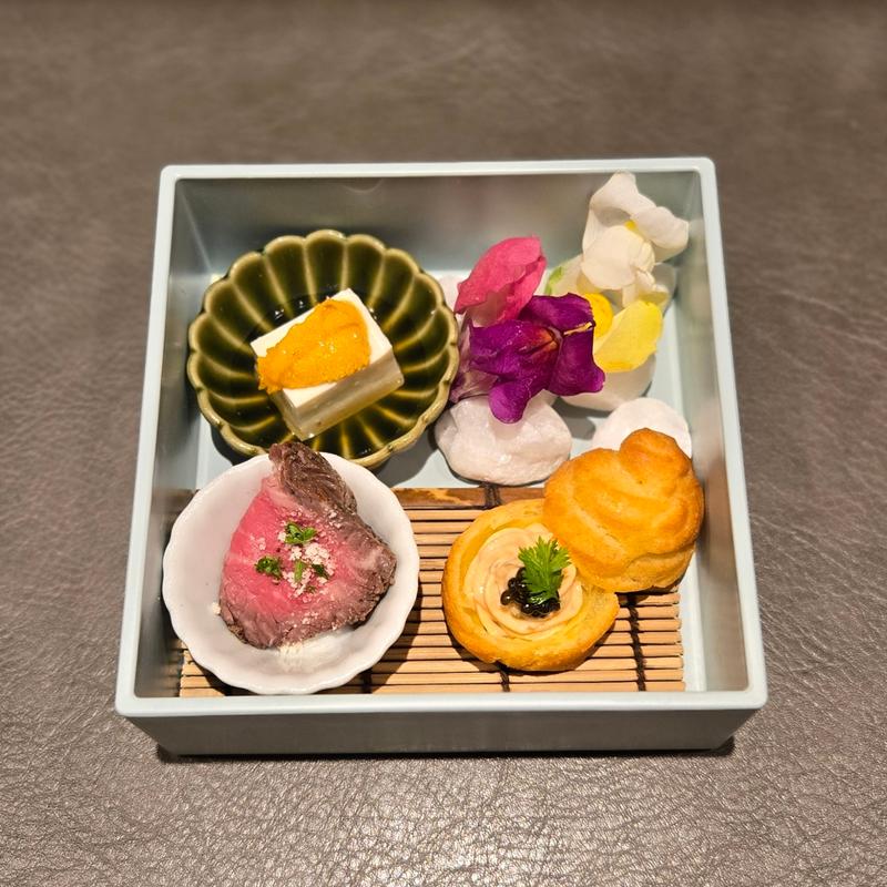 四季のオードブルボックス3種(難波 鉄板焼き Sublime)