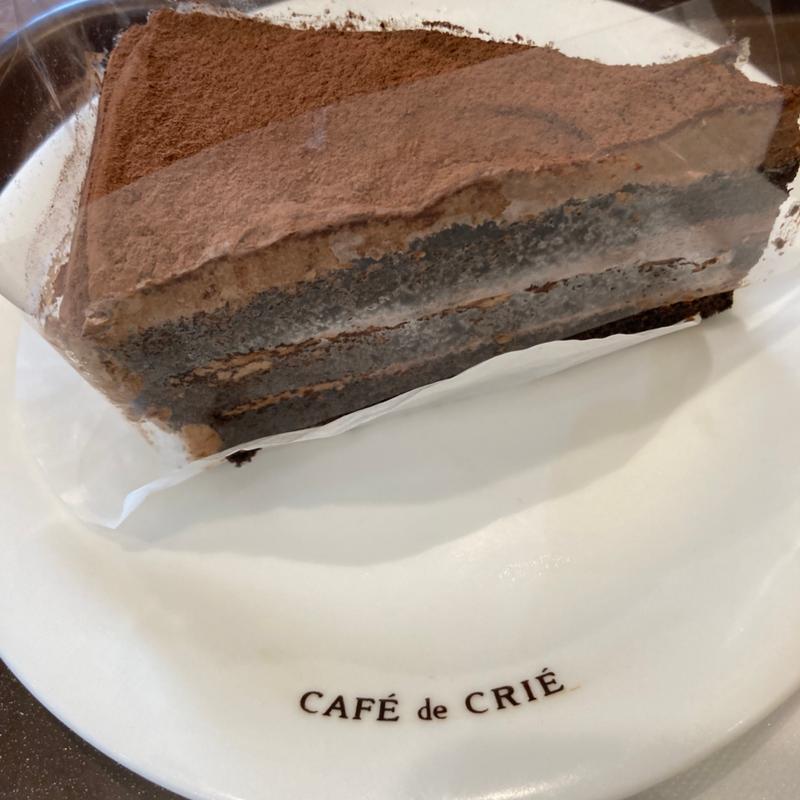 チョコレートケーキ(カフェ・ド・クリエ 新検見川駅店)