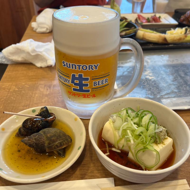 サントリー生ビール(永楽食堂)