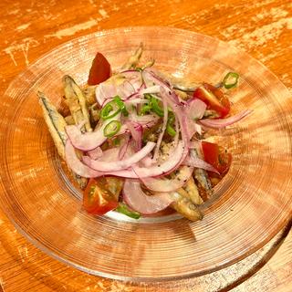 きびなご唐揚げ　セビーチェ風