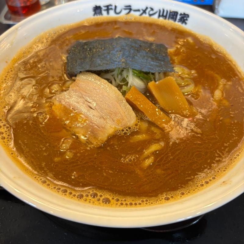 辛煮干し豚骨ラーメン(煮干しラーメン山岡家 弘前店)