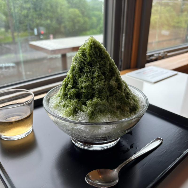 宇治金時　小倉餡入(虎屋茶寮 赤坂店)