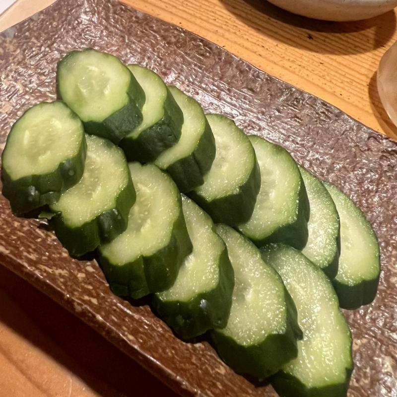 自家製キュウリのぬか漬け(鶏屋坊’S )