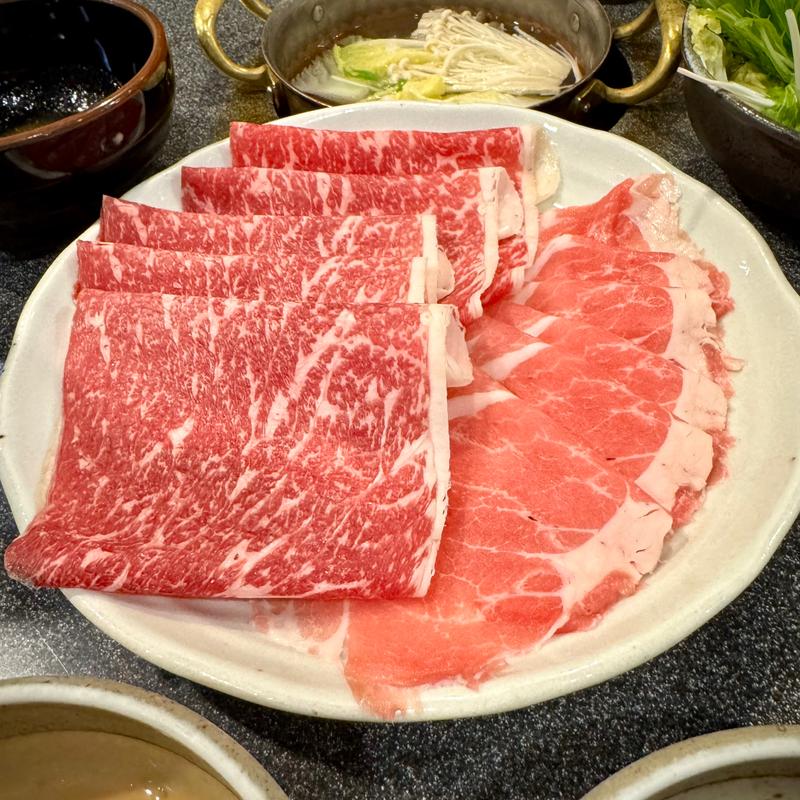 ミックス定食ワンハーフ(千里しゃぶ亭 天神橋店)