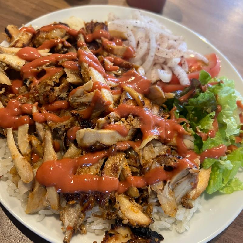 ケバブチキンプレート(イスタンブール ケバブ&バー)