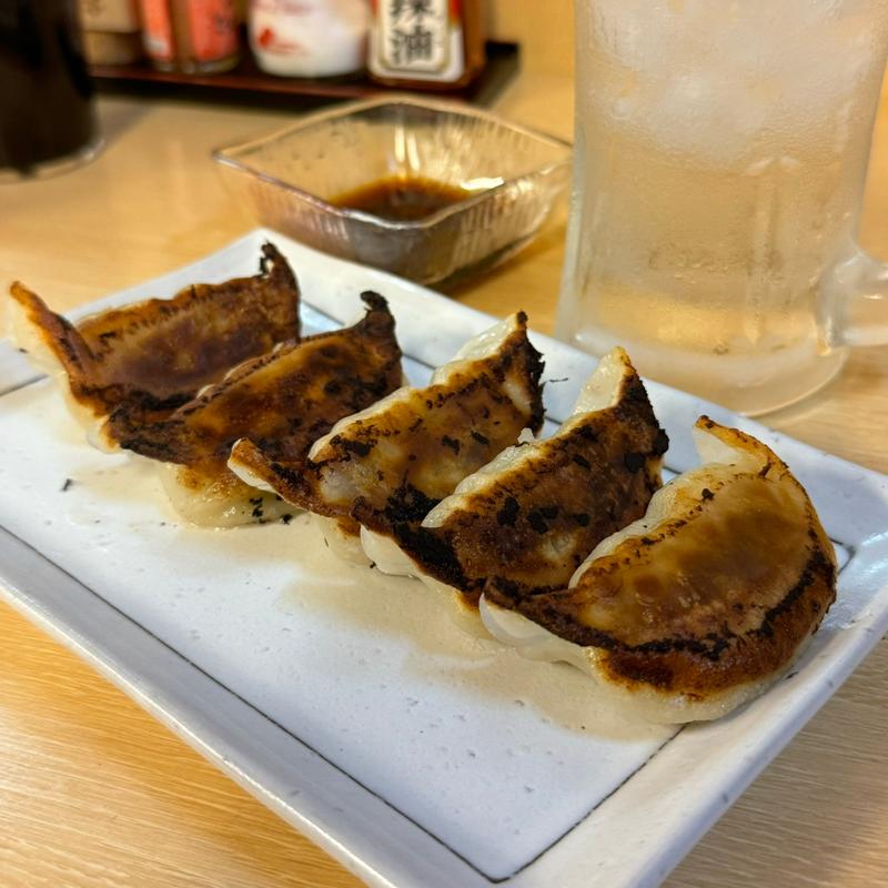 肉ジューシー焼き餃子(串焼き屋)