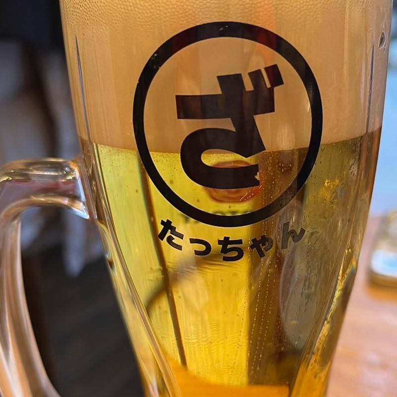 デカジョッキ(餃子のたっちゃん　中洲川端店)