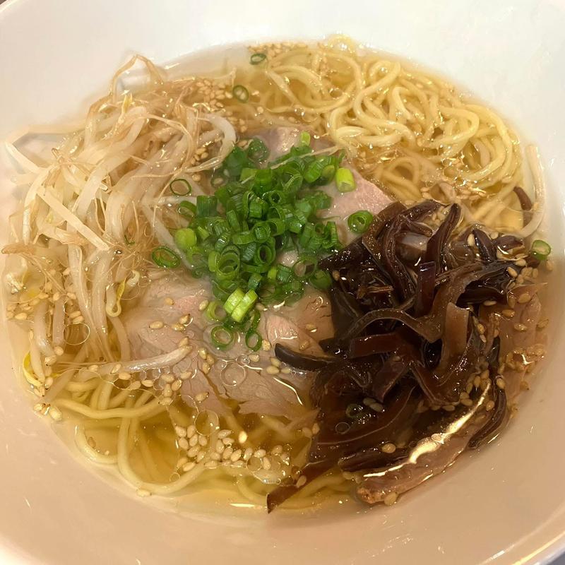 和風塩ラーメン(九州とんこつ 龍瞳)