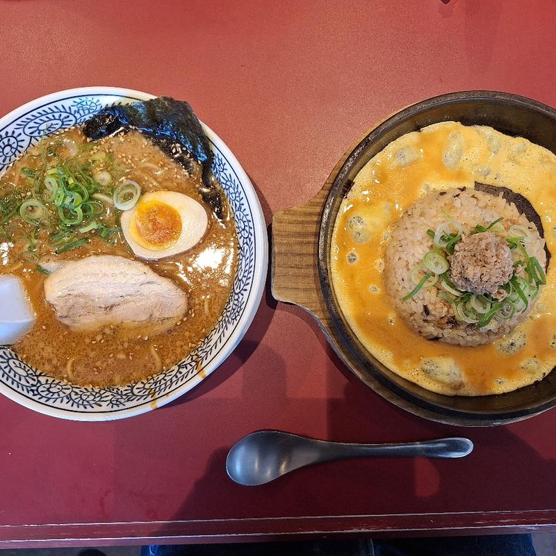 熟成醤油とんこつ　白(丸源ラーメン 大和郡山店)