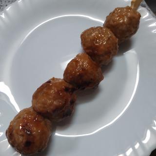 盛りすぎ！大きなタレつくね串