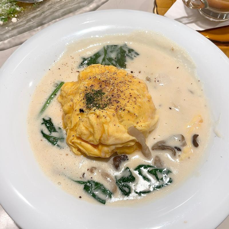 その時のふわとろオムライスランチ(金星パスタカフェ 京阪シティモール店 KINBOSHI PASTA CAFE 天満橋)