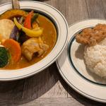 侍ザンギとチキン1／2野菜(Rojiura Curry SAMURAI. グランフロント大阪)