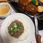 期間限定げんこつハンバーグセット