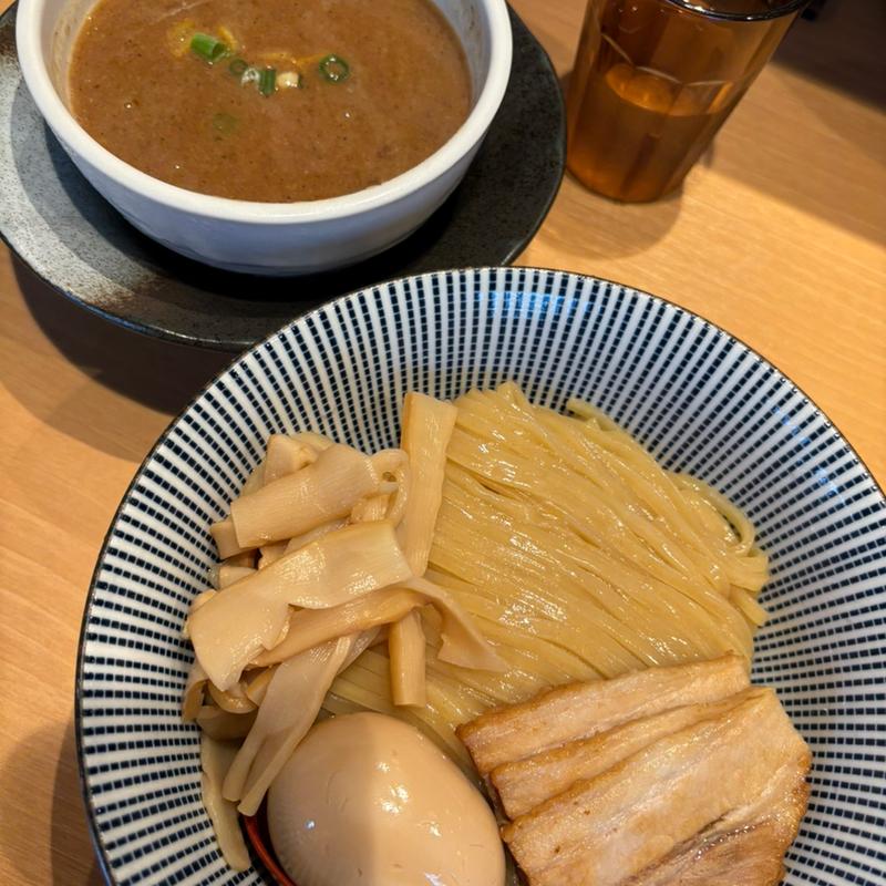 濃厚魚介味玉つけ麺(塩つけ麺灯花)