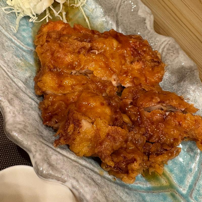 チキン南蛮定食(黒酢チキン南蛮定食たかもとや 虎ノ門店)