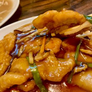 豚肉の甘酢あんかけ(珉珉 桃山店 （みんみん）)