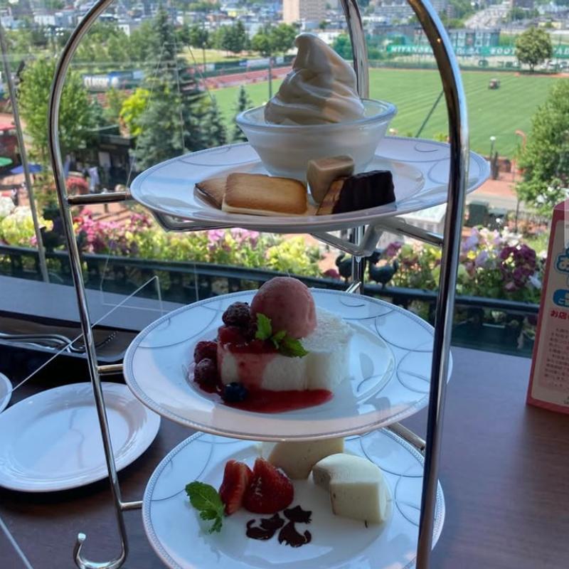 アフタヌーンティー(白い恋人パーク内チョコレートラウンジ)