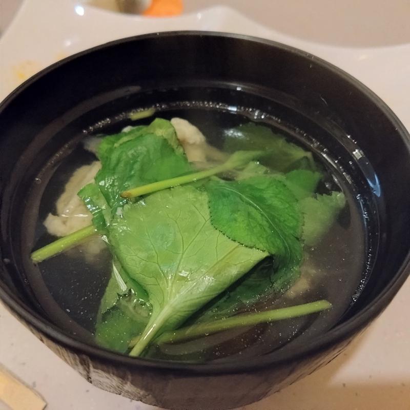 ホッケのすり身汁(食べ呑み処 佳)