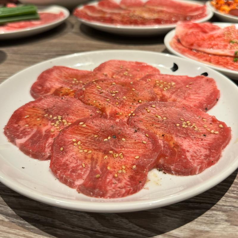上塩タン薄切り(焼肉&手打ち冷麺 二郎 金山)