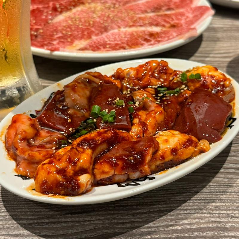 ミックスホルモン(焼肉&手打ち冷麺 二郎 金山)