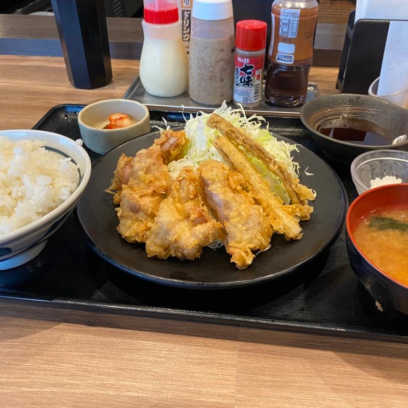 とり天定食(野郎めし桶川店)