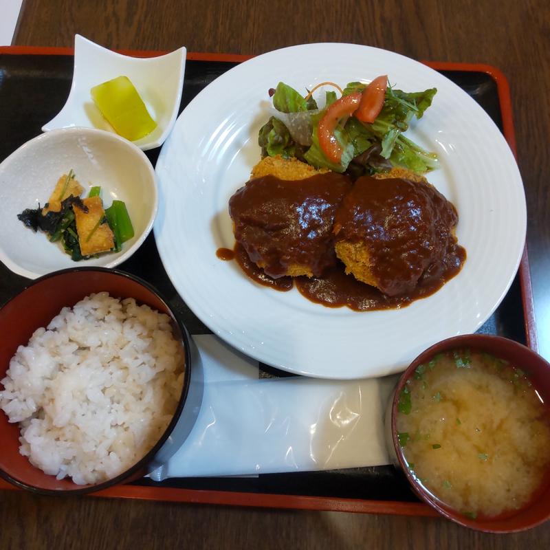 ハンバーグカツドミグラスソースセット(ビアック大盛軒 )