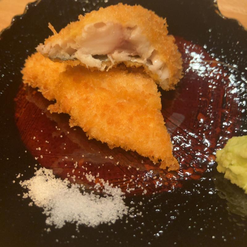 アジフライ(創作割烹 連)