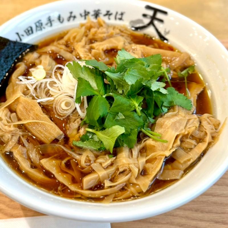 シナチク麺(小田原手もみ中華そば～天～)