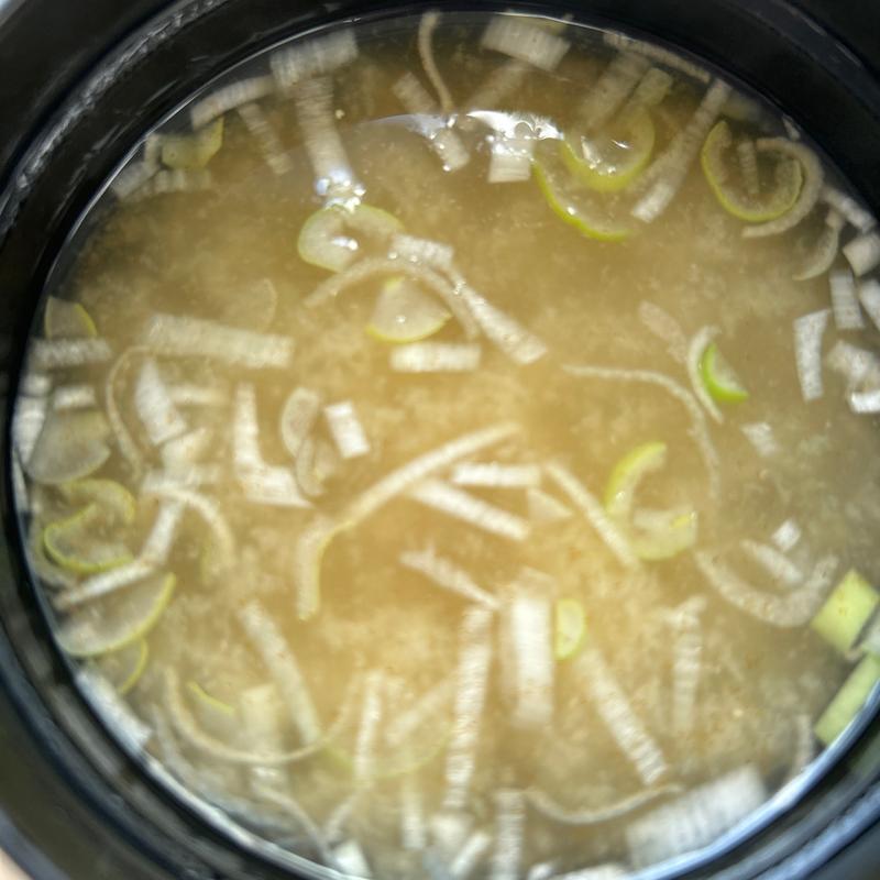 味噌汁(札幌市役所本庁舎食堂)