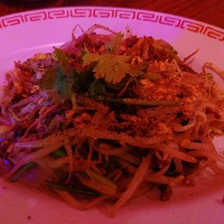 もやしパクチー炒め