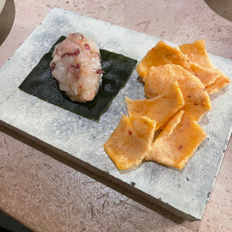 甘エビのタルタル　コブミカン(PRÈS)