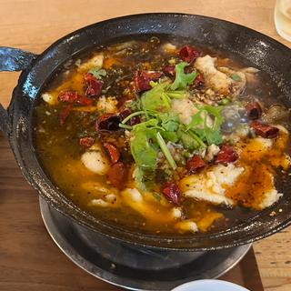 白身魚と発酵高菜のうま煮