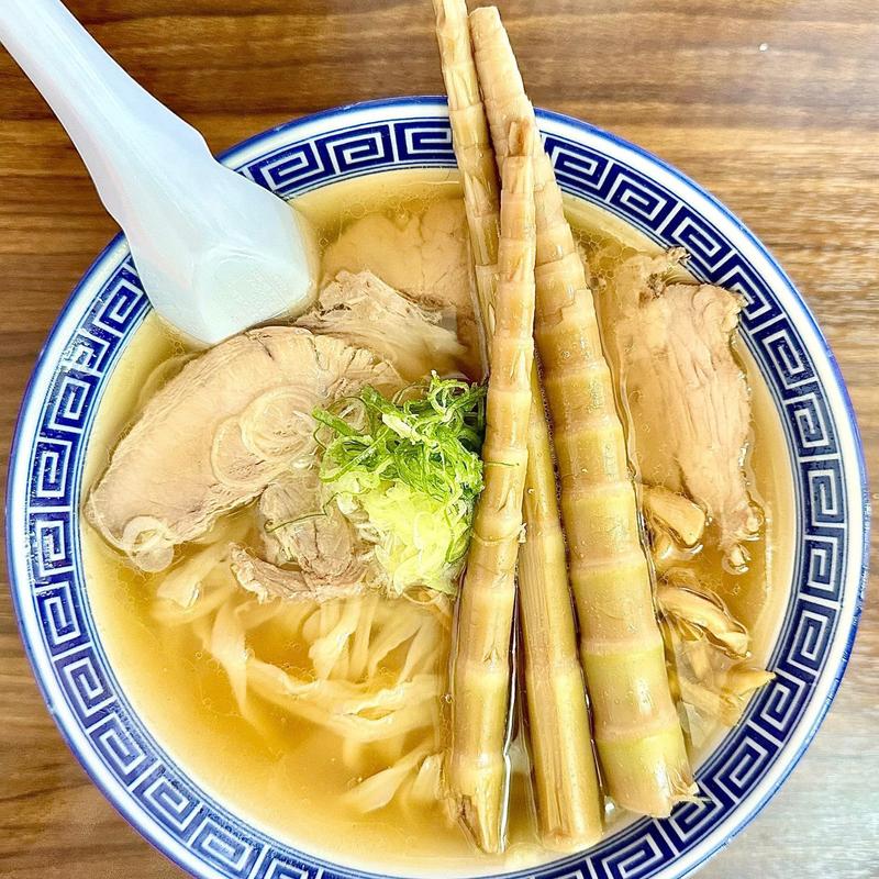 太麺塩中華そば あっさり 姫竹メンマ(中華そば 琴の)