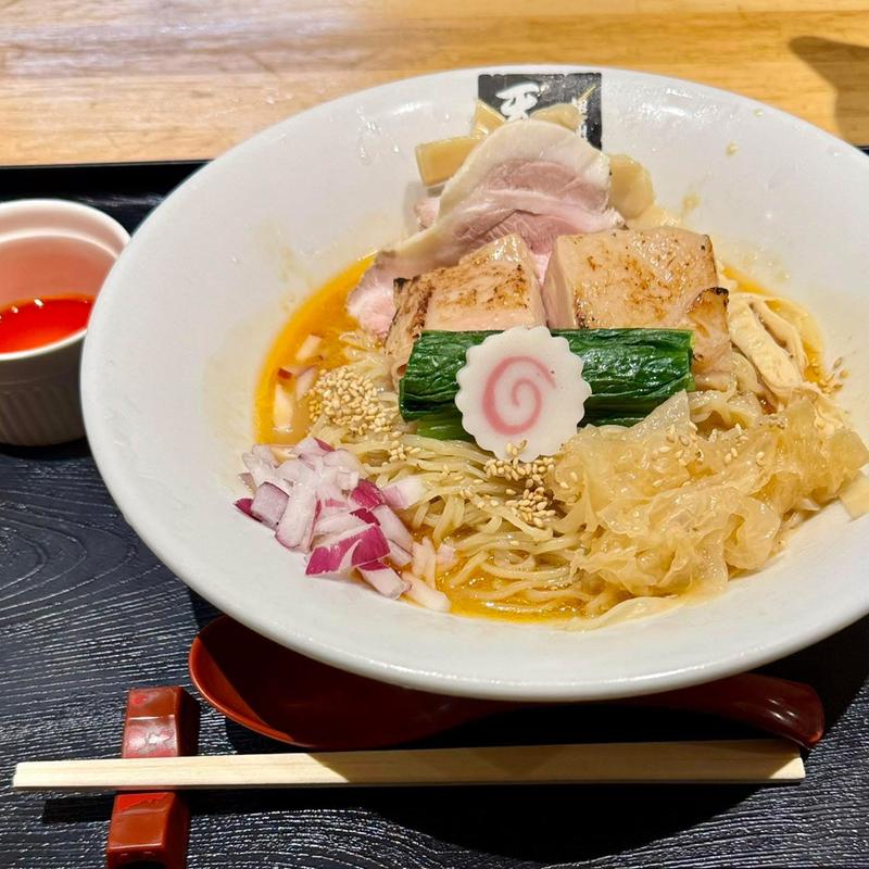 味噌らーめん 鶏モモ(超純水採麺天国屋)