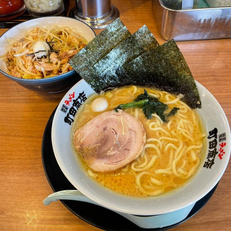 ラーメン 小ネギチャ丼(町田商店 経堂店)
