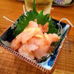 生赤海老の柚子胡椒明太子和え