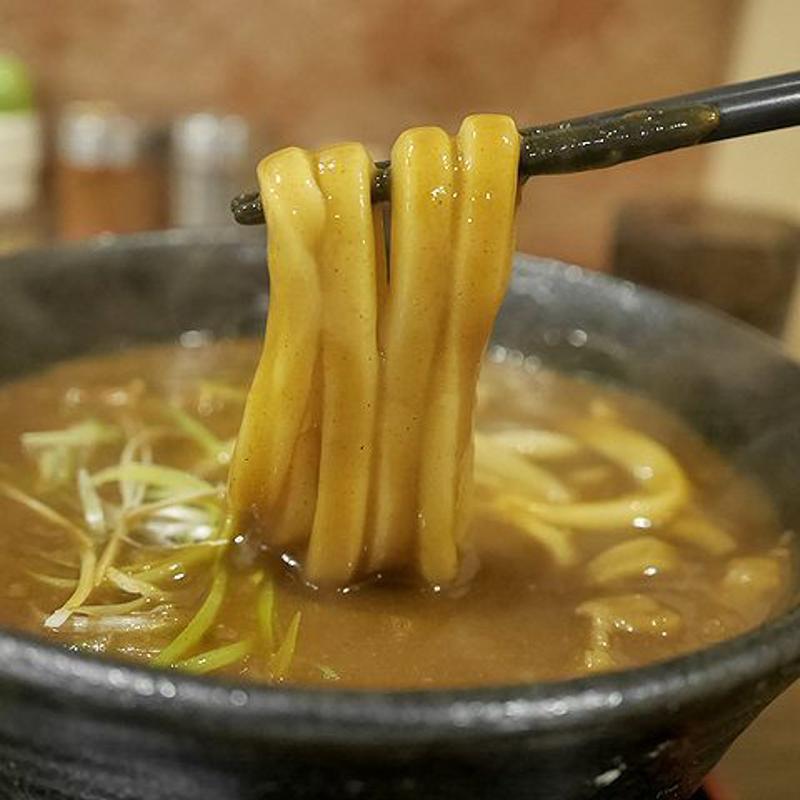 げそ天カレーうどん(うどん居酒屋 麦笑)