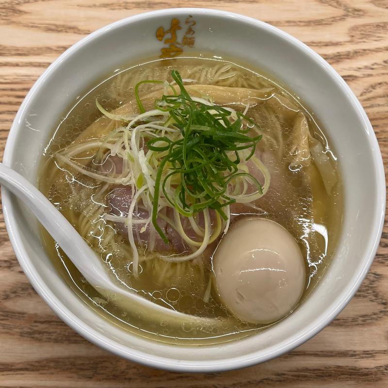 味玉塩らぁ麺(らぁ麺はやし田北千住店)