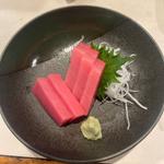 キハダマグロの刺身