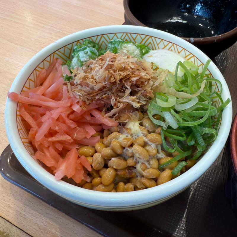 納豆まぜのっけ朝食(すき家 新宿南店 )